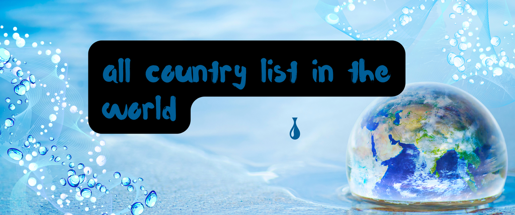 all country list in the world