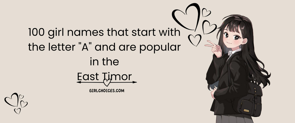 100 girl names that start with the letter 