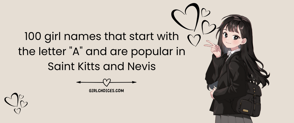 100 girl names that start with the letter 