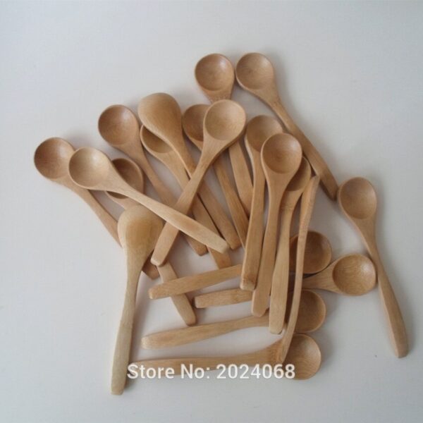 10Pcs/Set 5.1inch Wooden Spoon - Image 3