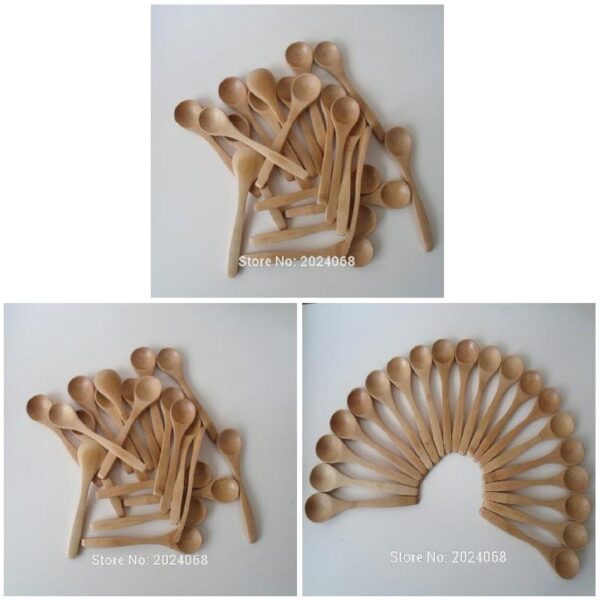 10Pcs/Set 5.1inch Wooden Spoon - Image 6