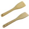 3 Pcs Bamboo Cooking Utensils Wooden Spatula Spoon - Image 5