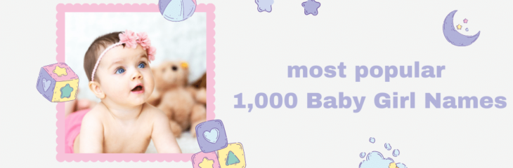 Most popular 1,000 Baby Girl Names