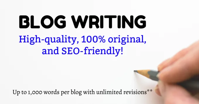 write SEO blogs about any topic